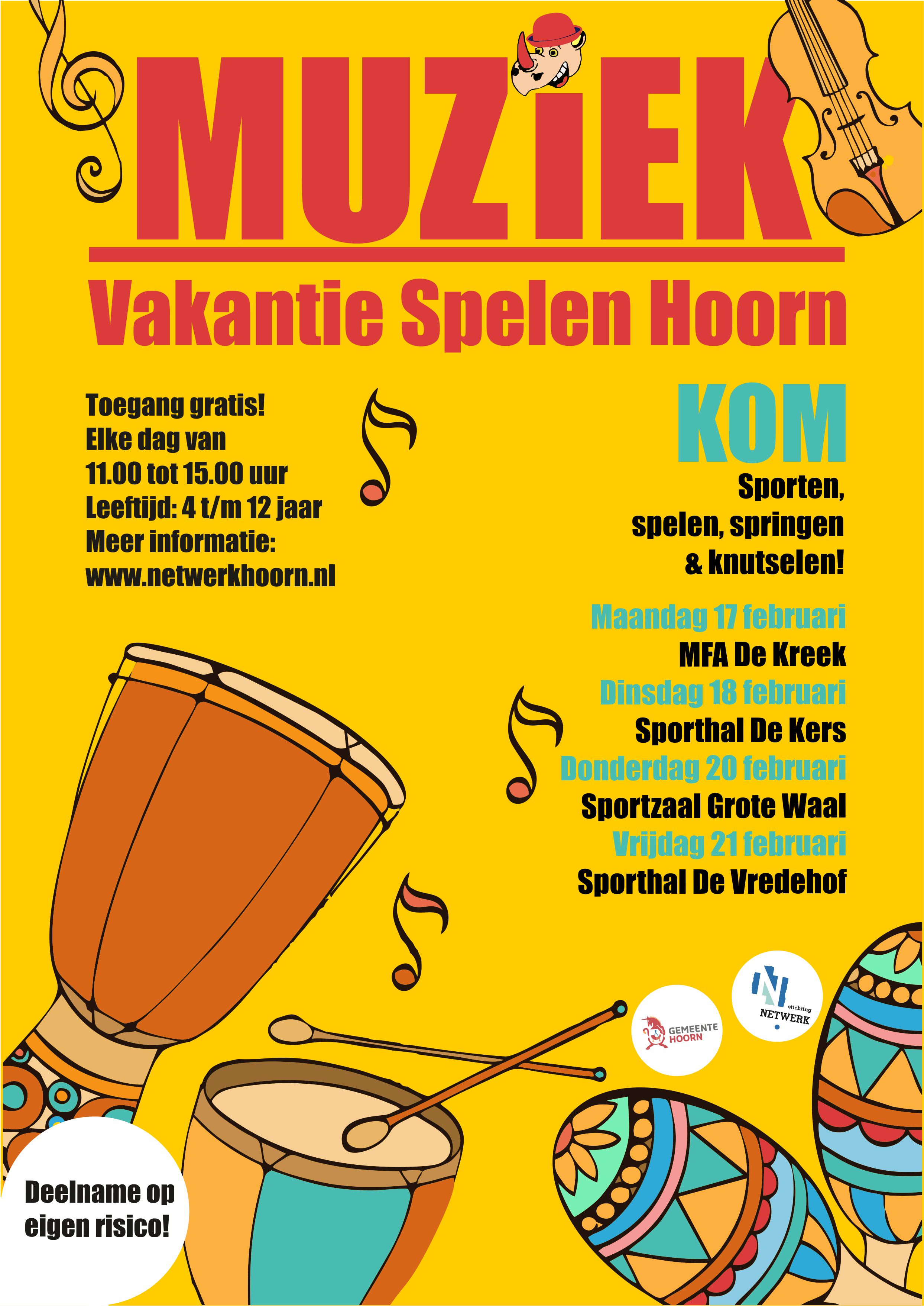 Vakantie spelen Hoorn