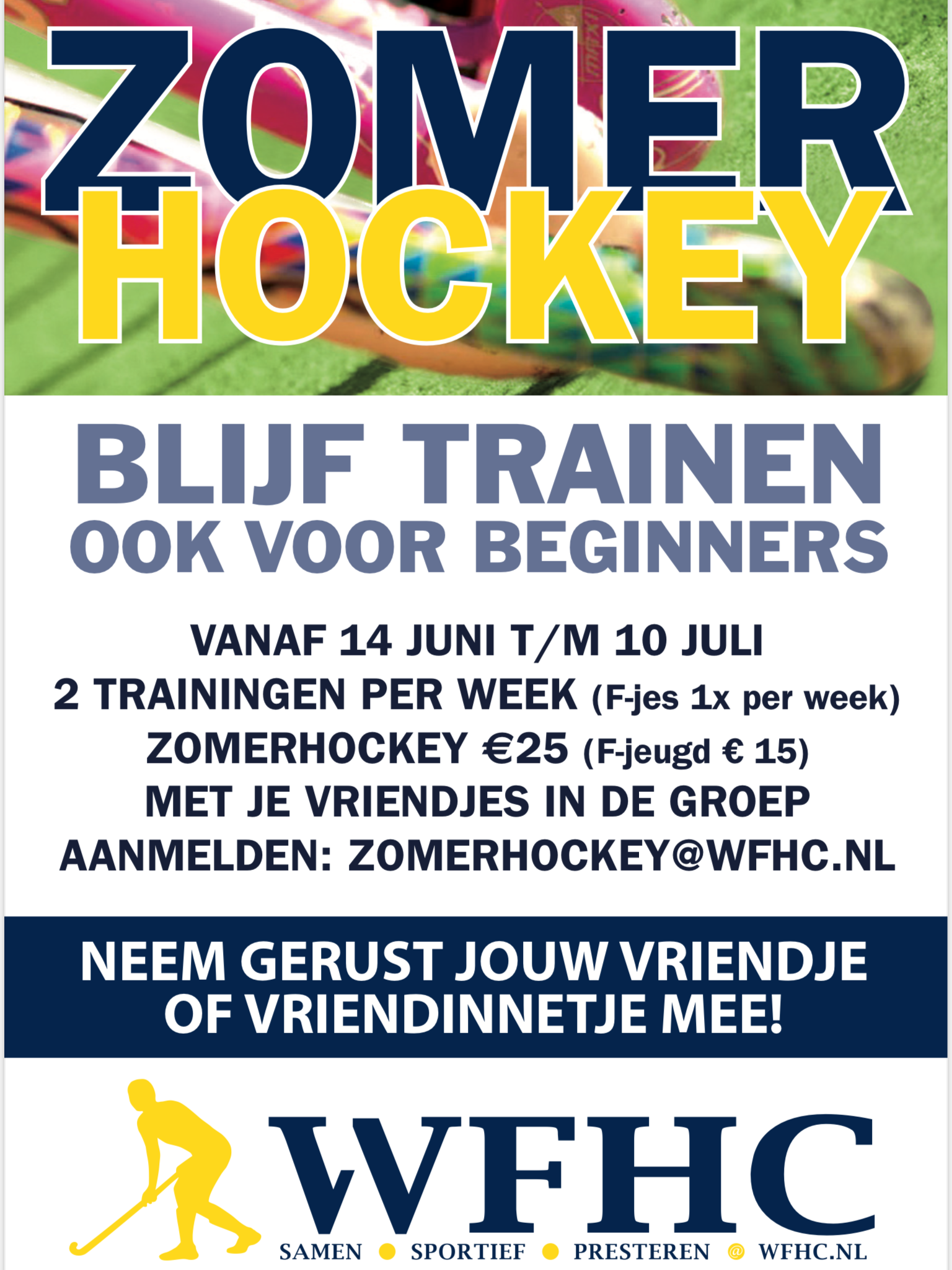 Zomerhockey bij WFHC