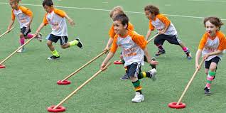Lekker bewegen voor kinderen uit groep 1 en 2 bij WFHC.