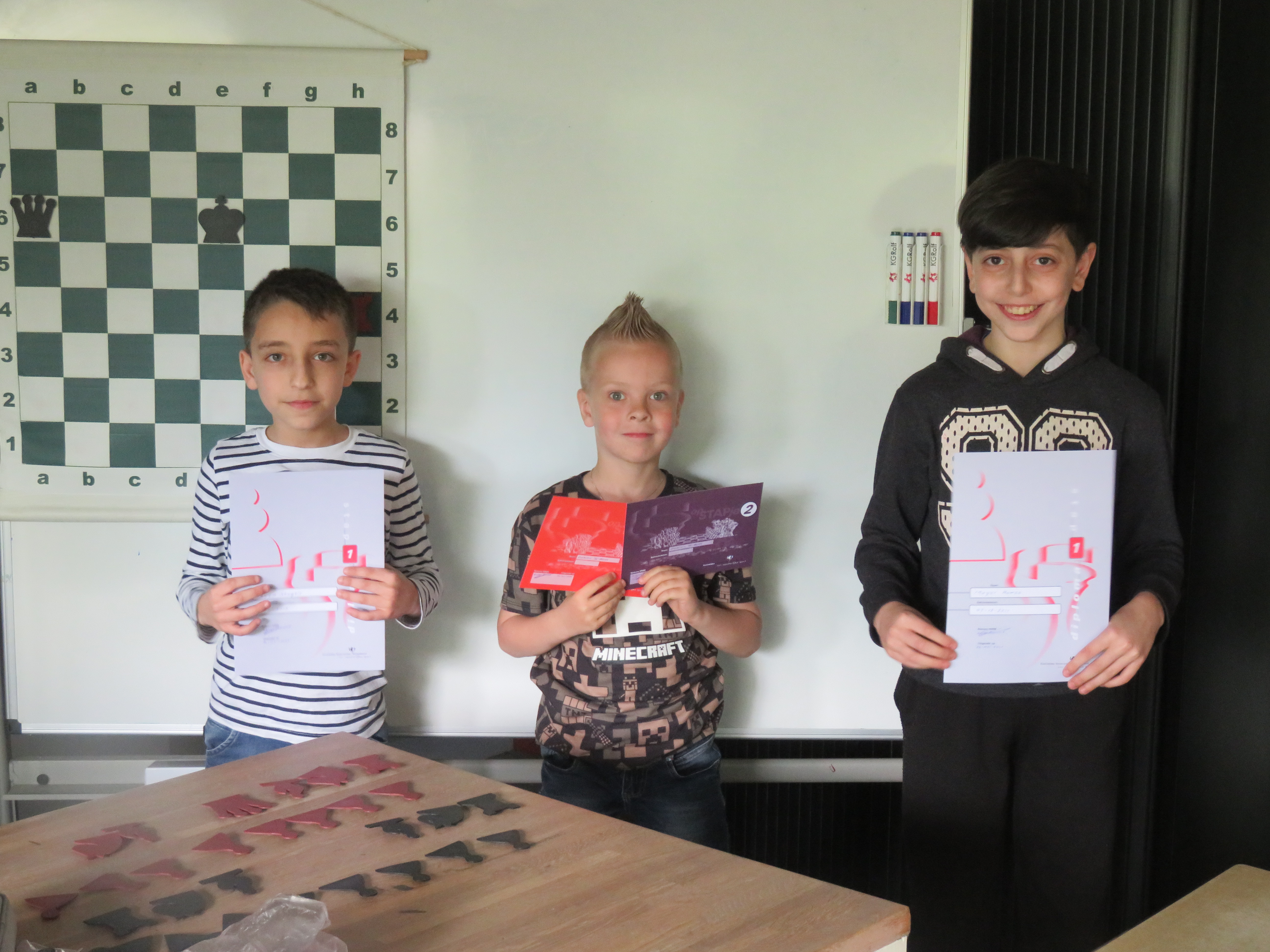 Schaakdiploma behaald!