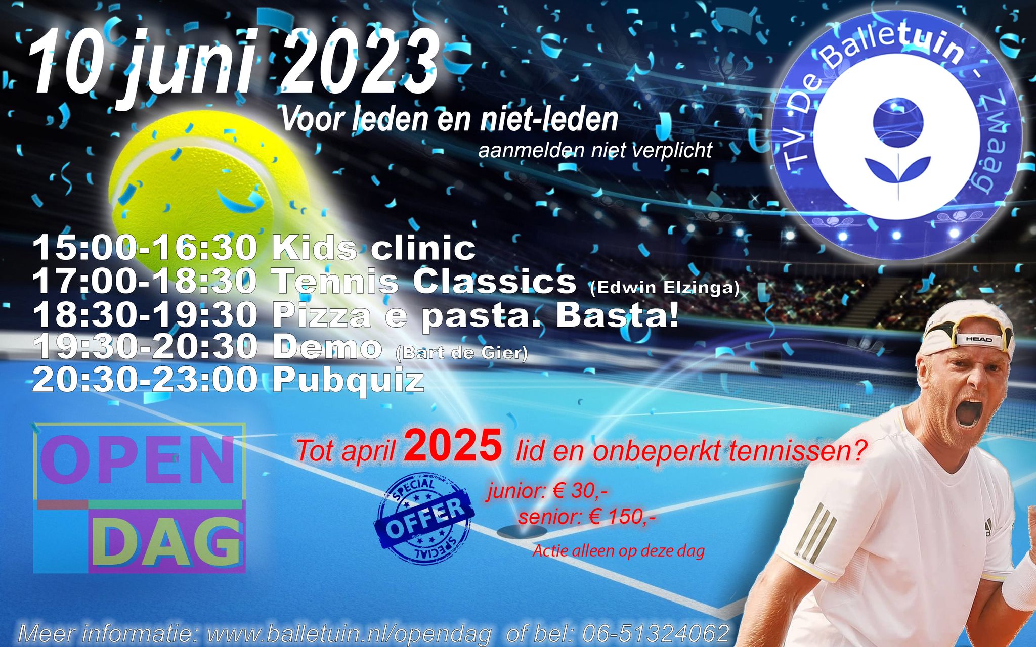 Tv balletuin open dag