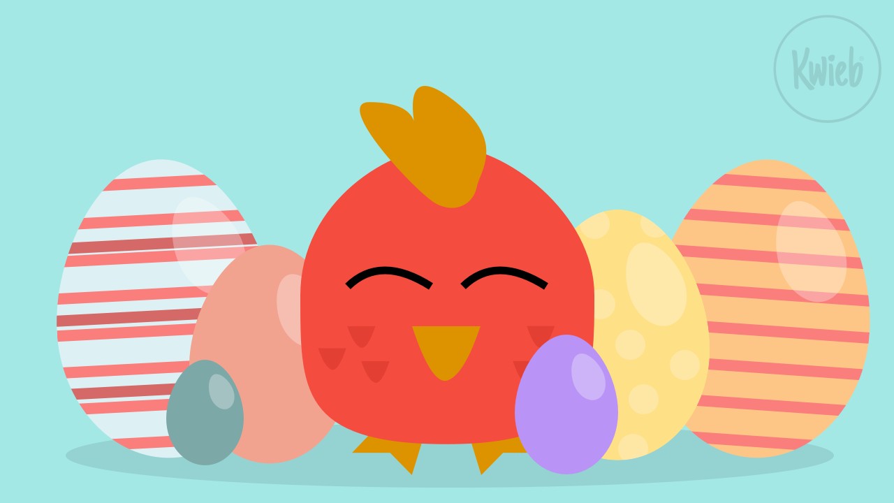 Paaseieren zoeken voor peuters.