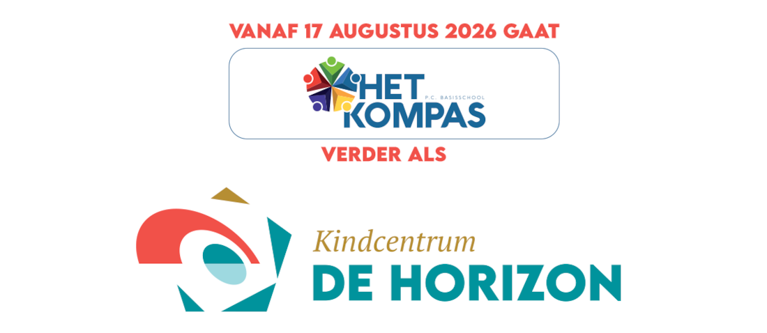 Het kompas wordt Kindcentrum De Horizon